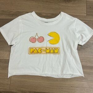 Pac Man Cherry Cropped tee shirt in XL by Brisco Brands junior girls size XL